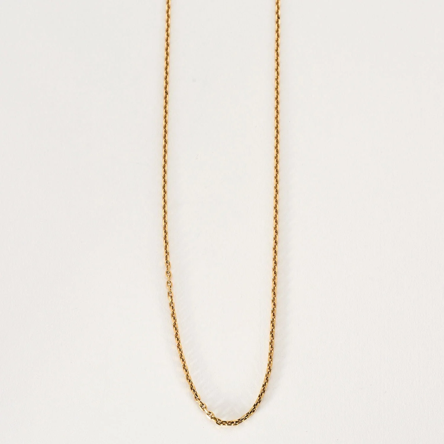 Jaseron yellow gold chain with forced mesh - Image 3