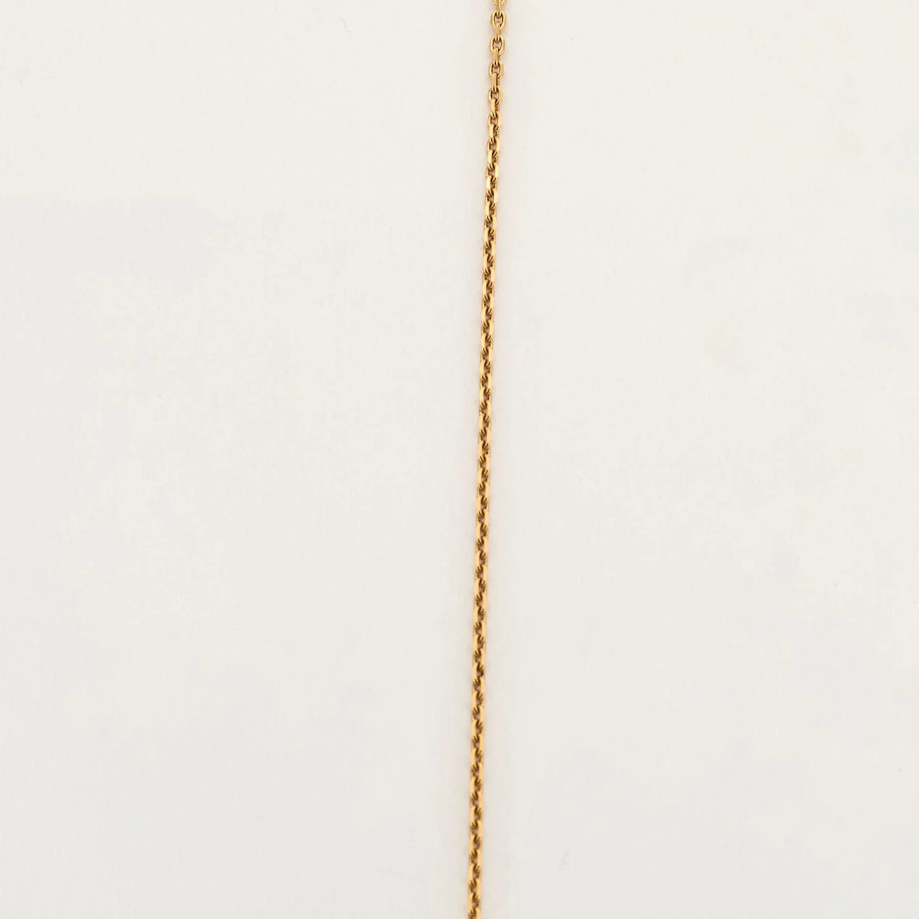 Jaseron yellow gold chain with forced mesh - Image 4