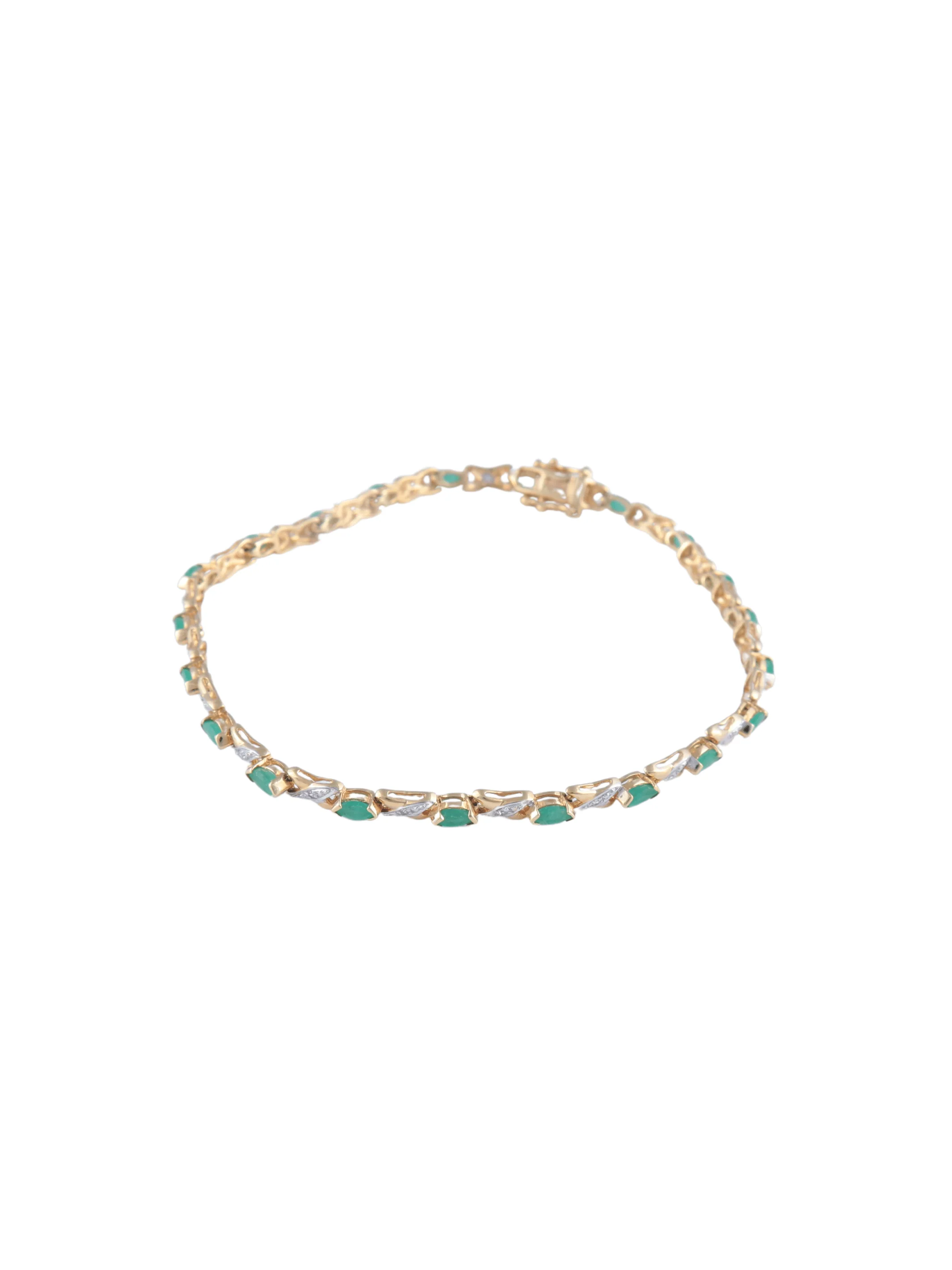 Emerald Line Bracelet