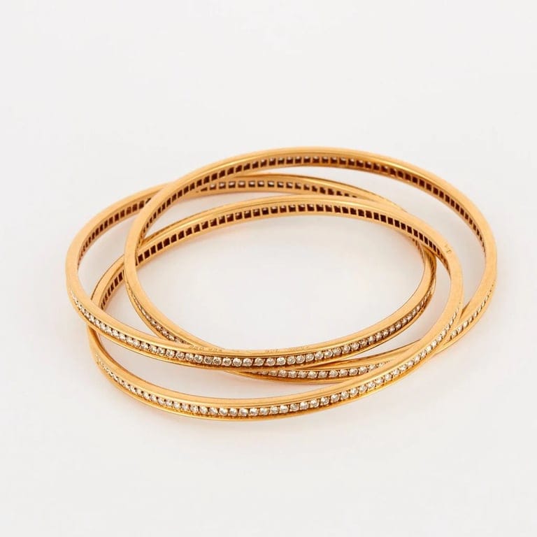 CARTIER- Bracelet Trinity Diamonds - Image 4