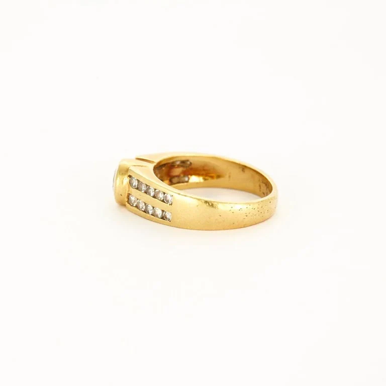 Solitaire Signet Ring - Image 5