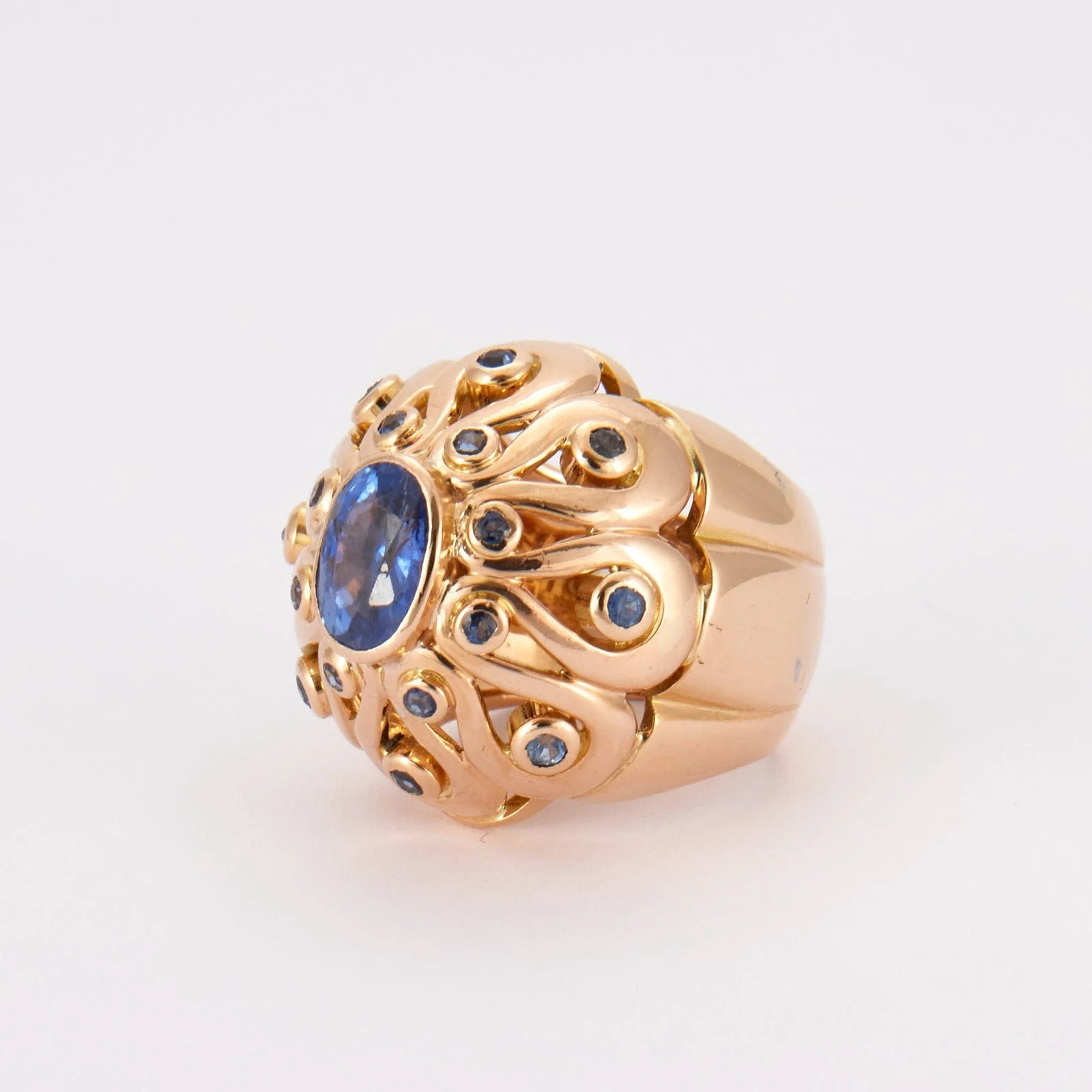 Sapphire Dome Ring - Image 4