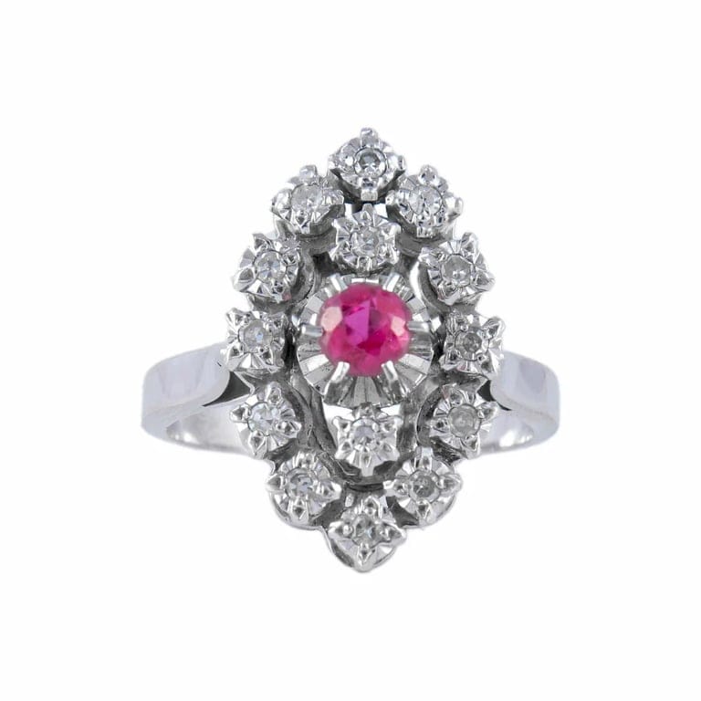 Marquise diamond ring