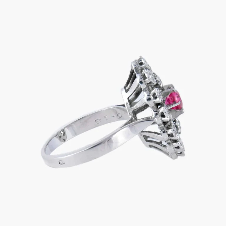 Marquise diamond ring - Image 6