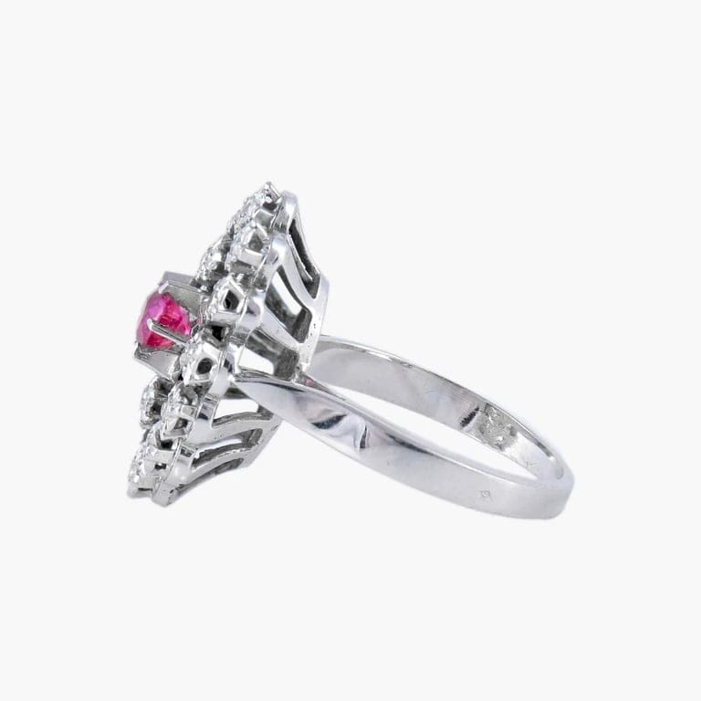 Marquise diamond ring - Image 7