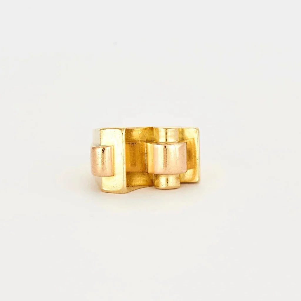 Bridge ring Art Deco - Image 6