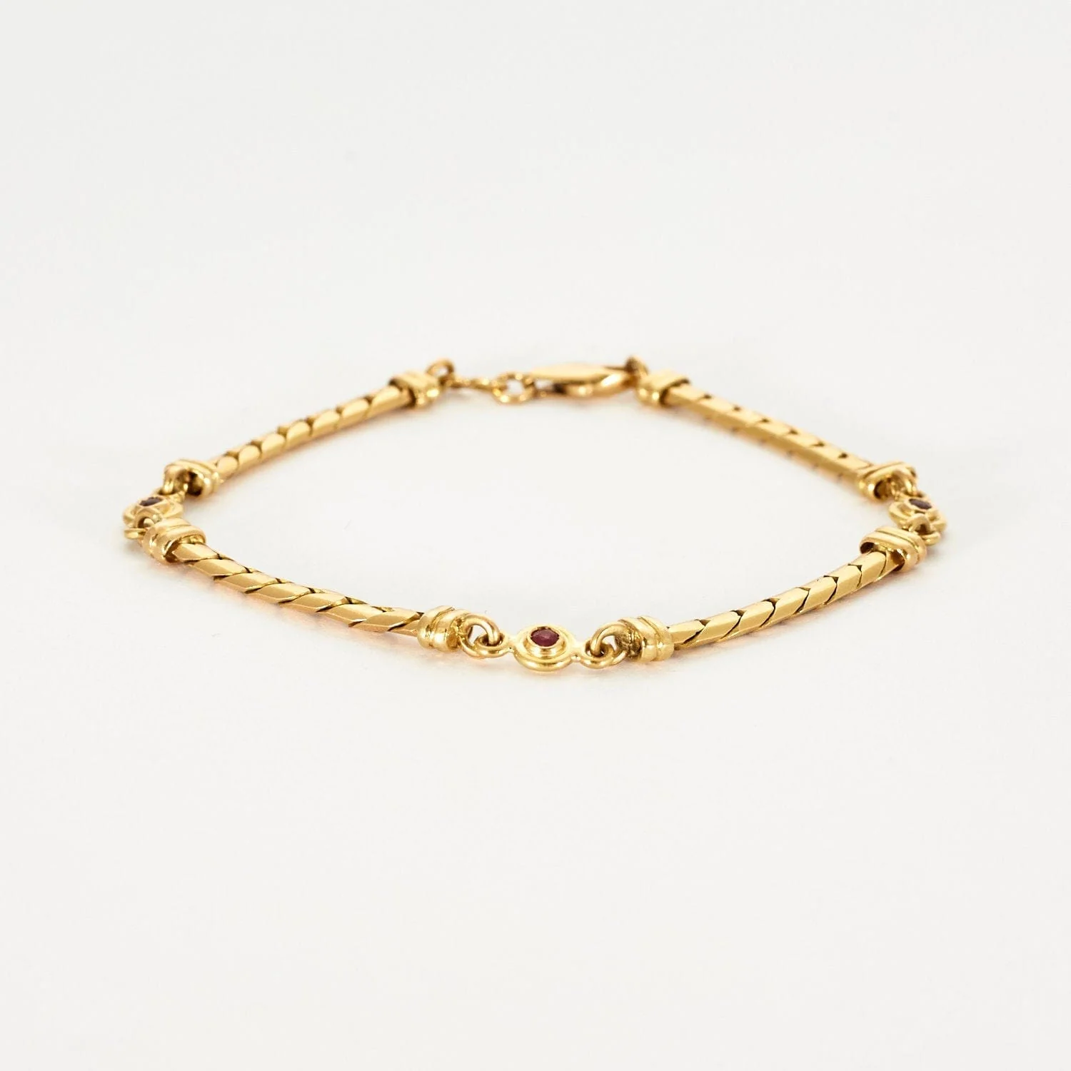 Ruby curb bracelet - Image 7