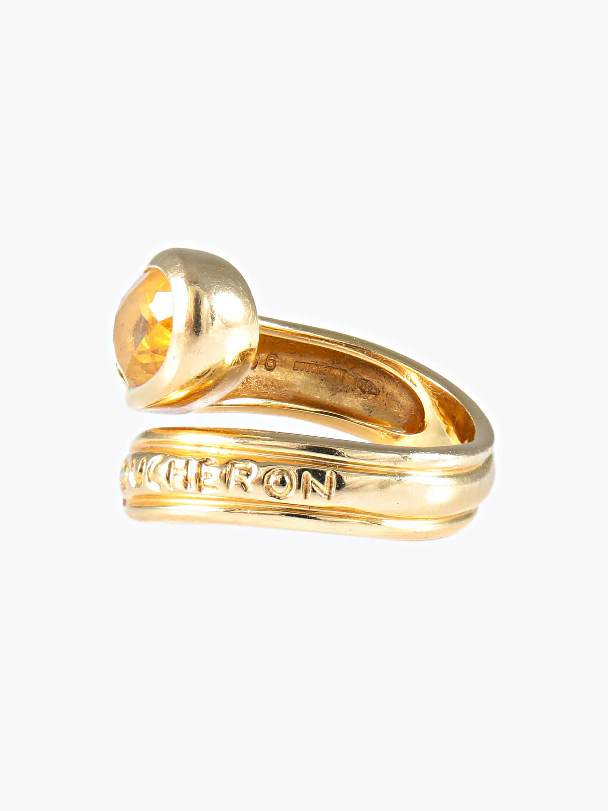 BOUCHERON citrine snake ring - Image 2
