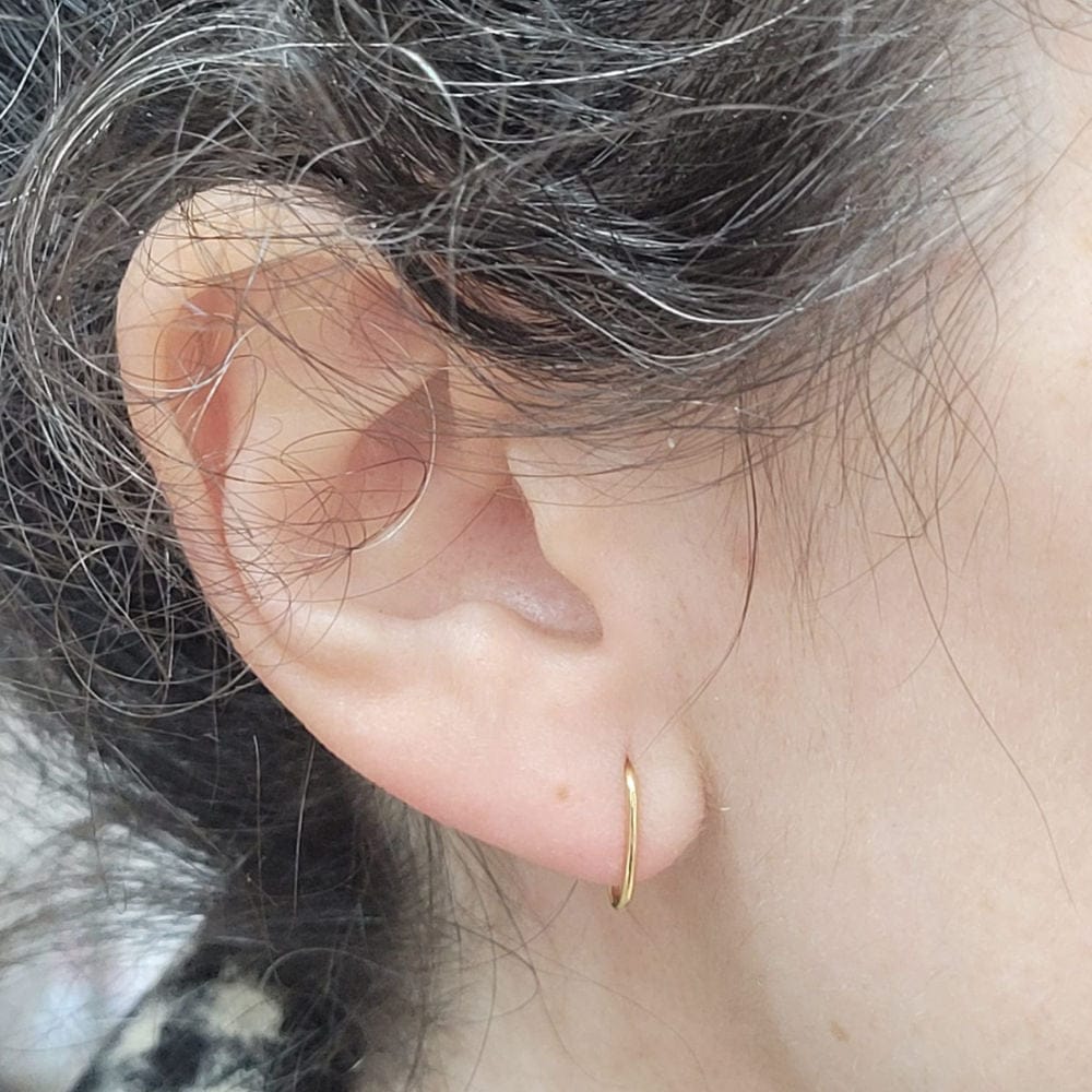 Earrings - Detachable earrings in 18k yellow gold and kyanites  - Image 7