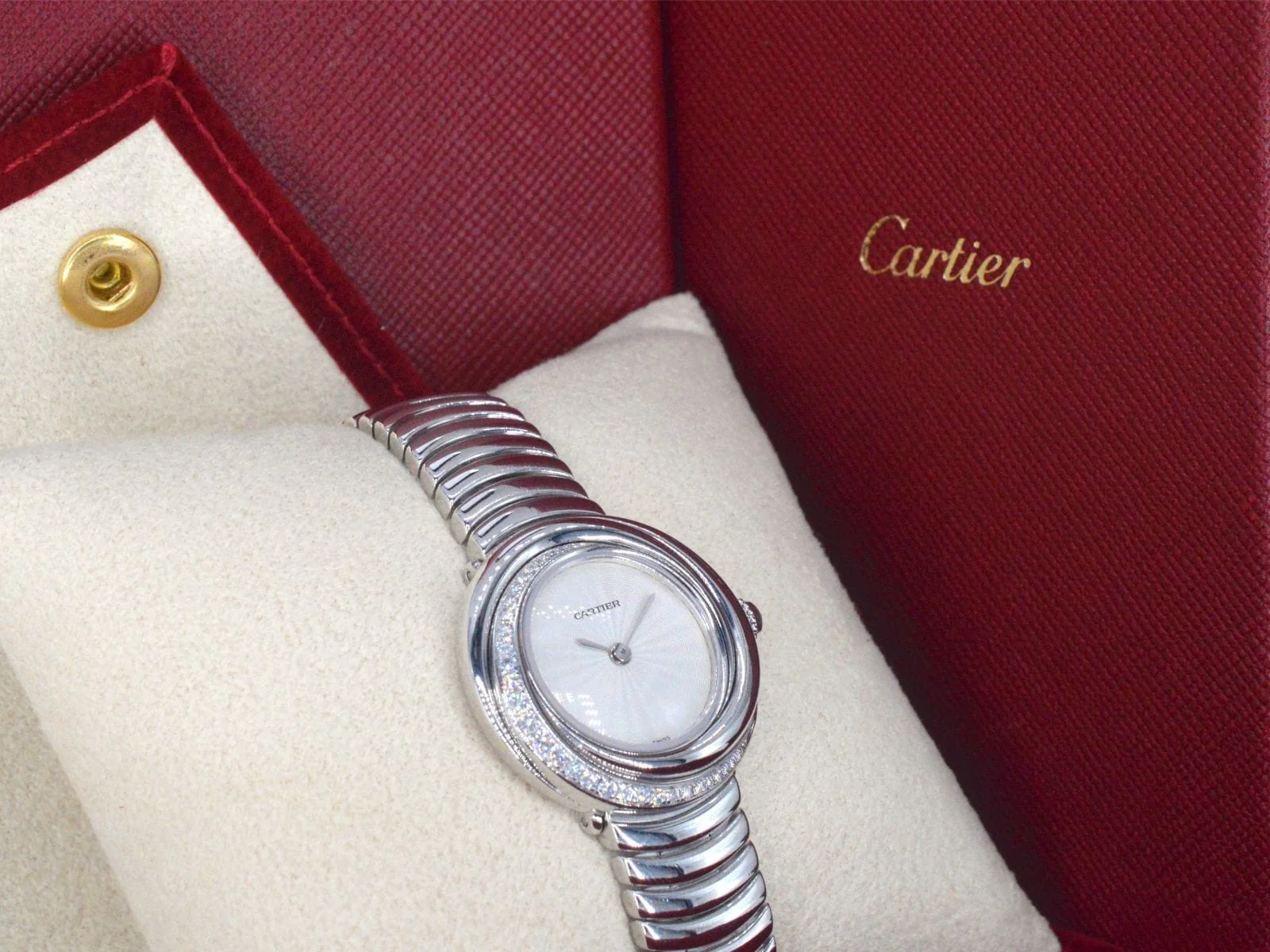 CARTIER - gold Trinity watch - Image 12
