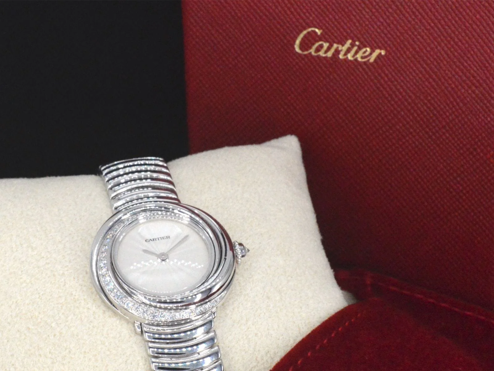 CARTIER - gold Trinity watch - Image 9