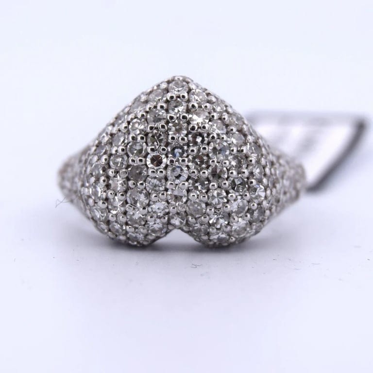 Diamond Heart Ring - Image 3