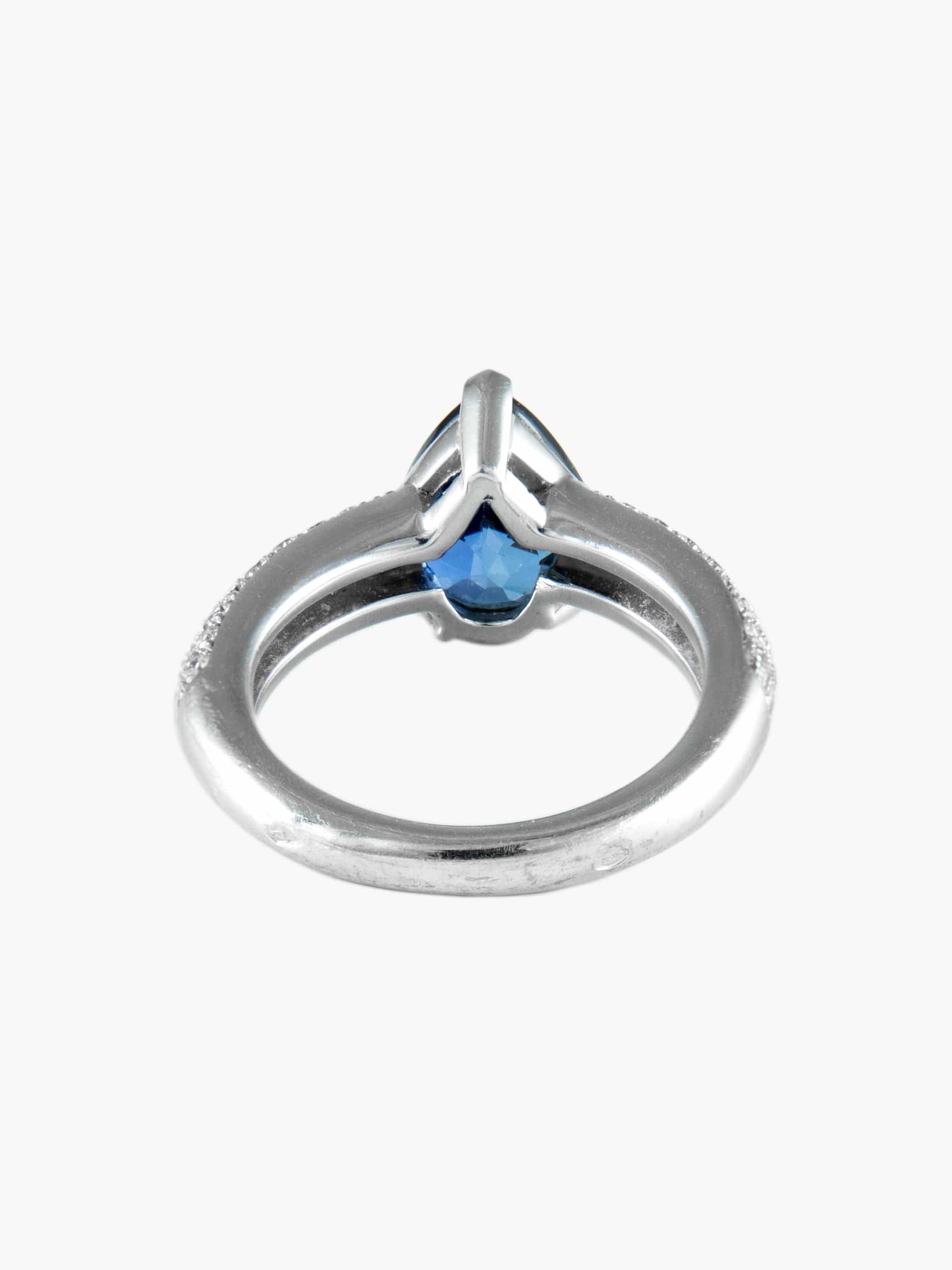 Ceylon Sapphire Diamond Ring - Image 6