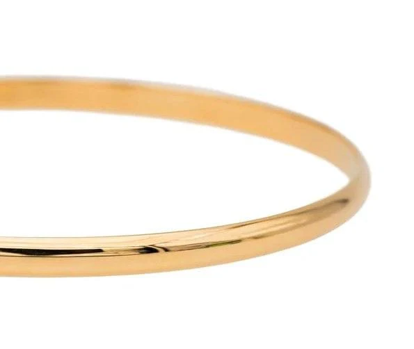 YELLOW GOLD BANGLE BRACELET