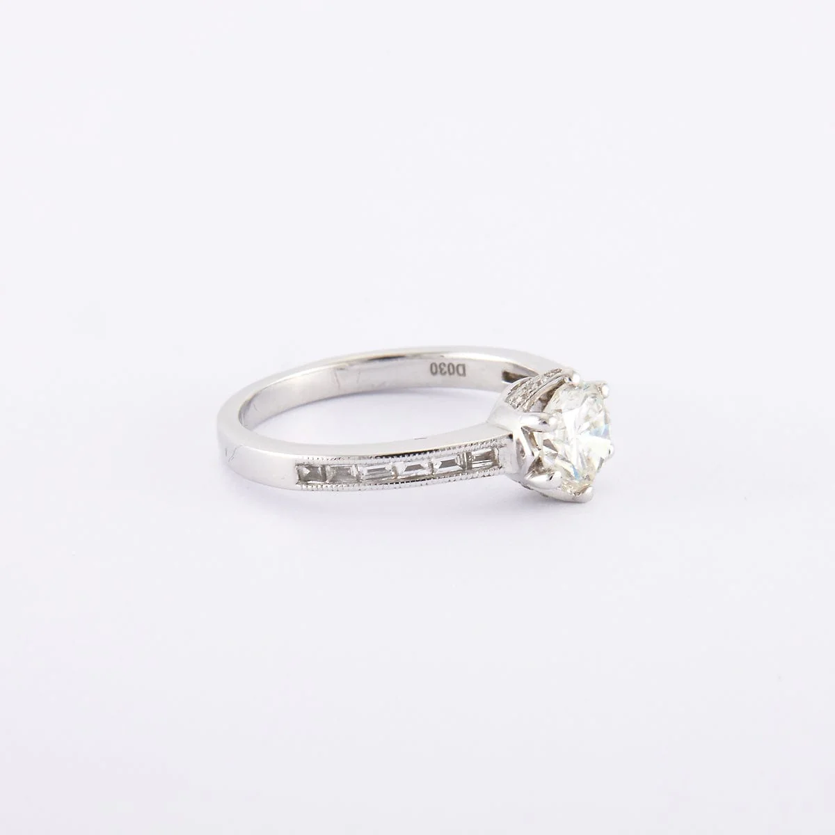 Diamond Solitaire Ring 1.00 carat - Image 3