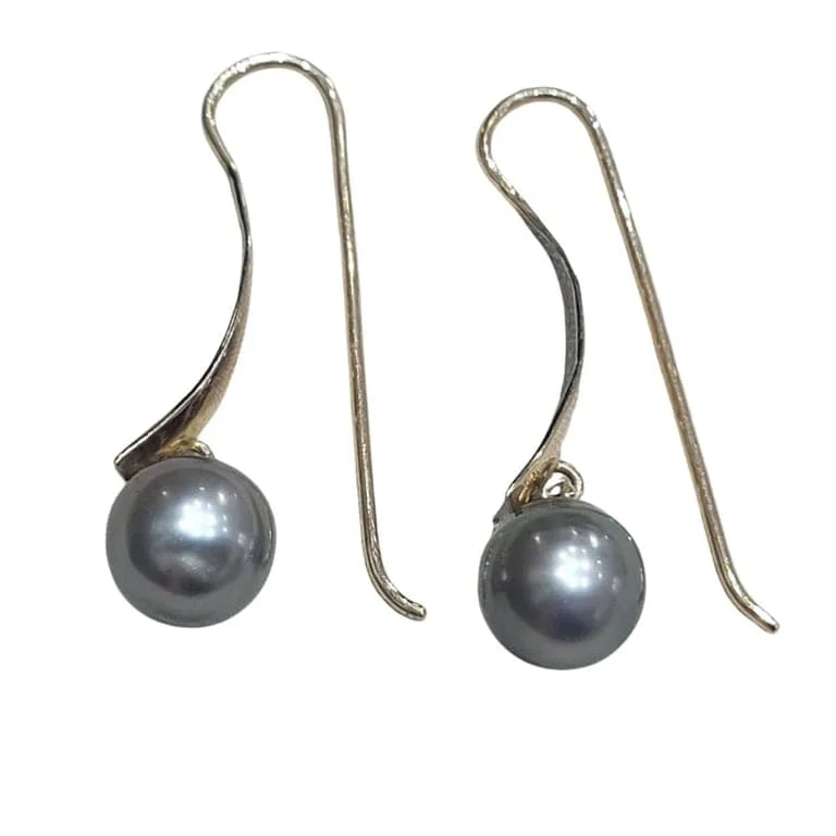 Earrings - Earrings in Tahitian pearls and 18-carat yellow gold 