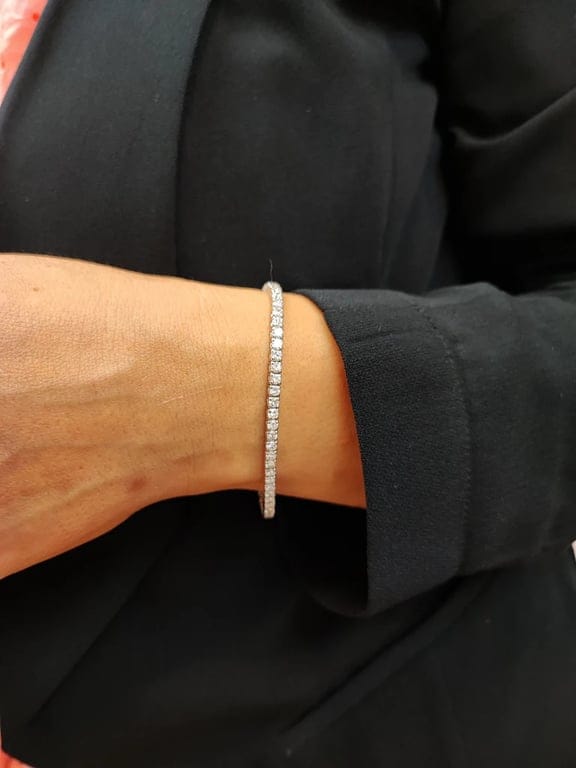 60 Diamond River Tennis Bracelet - Image 4