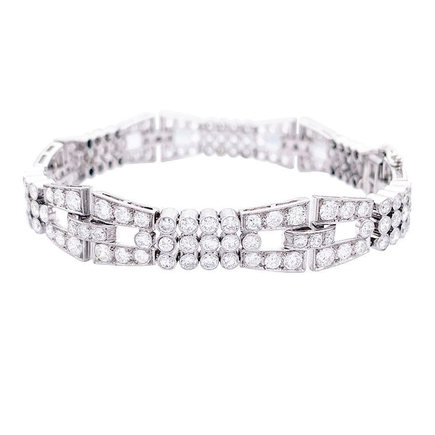 Bracelet, white gold, diamonds. - Image 4