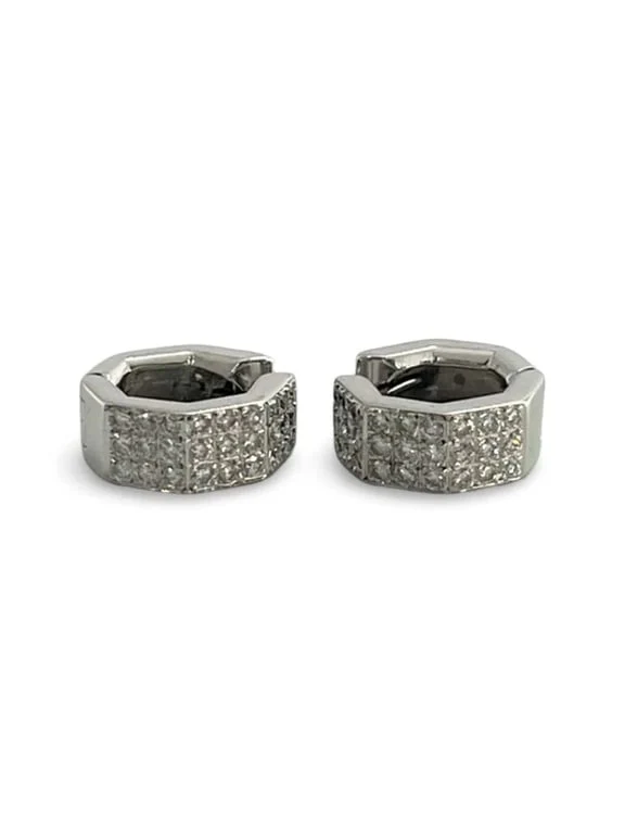 Gold and diamond earrings 1.35 ct - Image 2