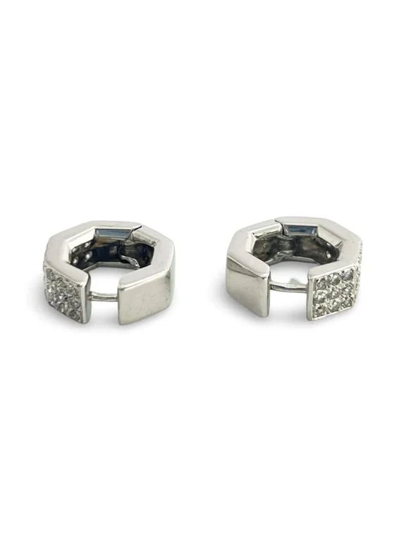 Gold and diamond earrings 1.35 ct - Image 3