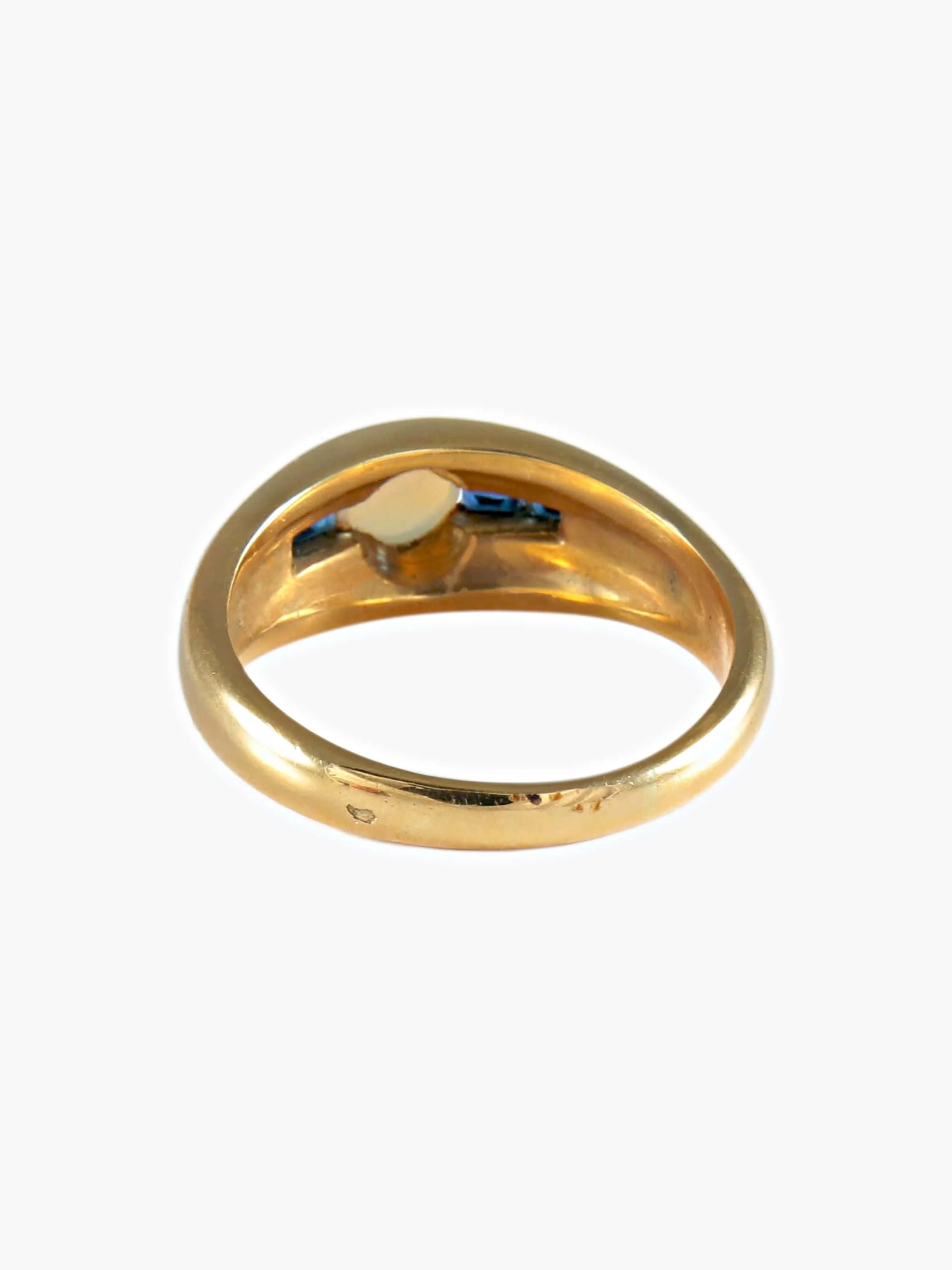 Opal Sapphire Bangle Ring - Image 4
