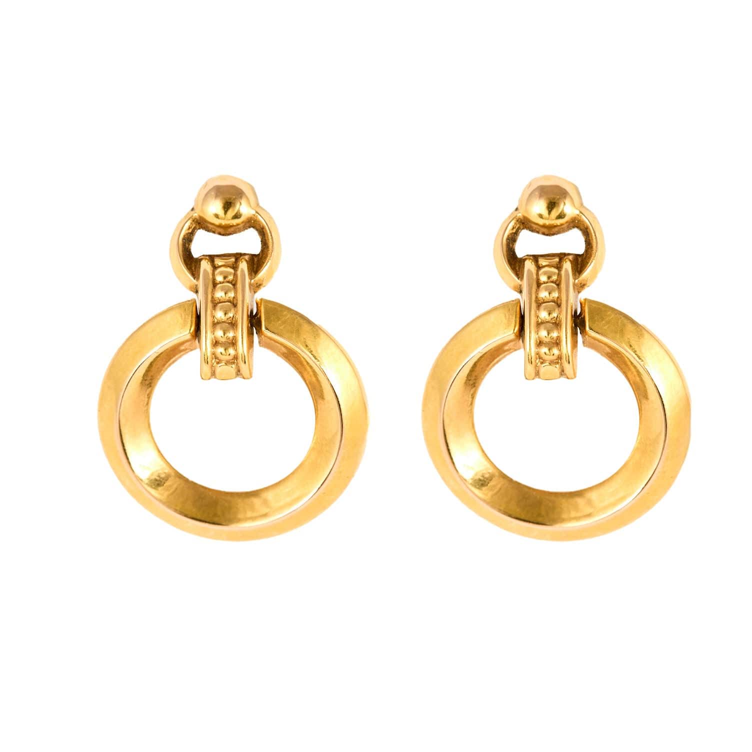 1940 yellow gold creoles