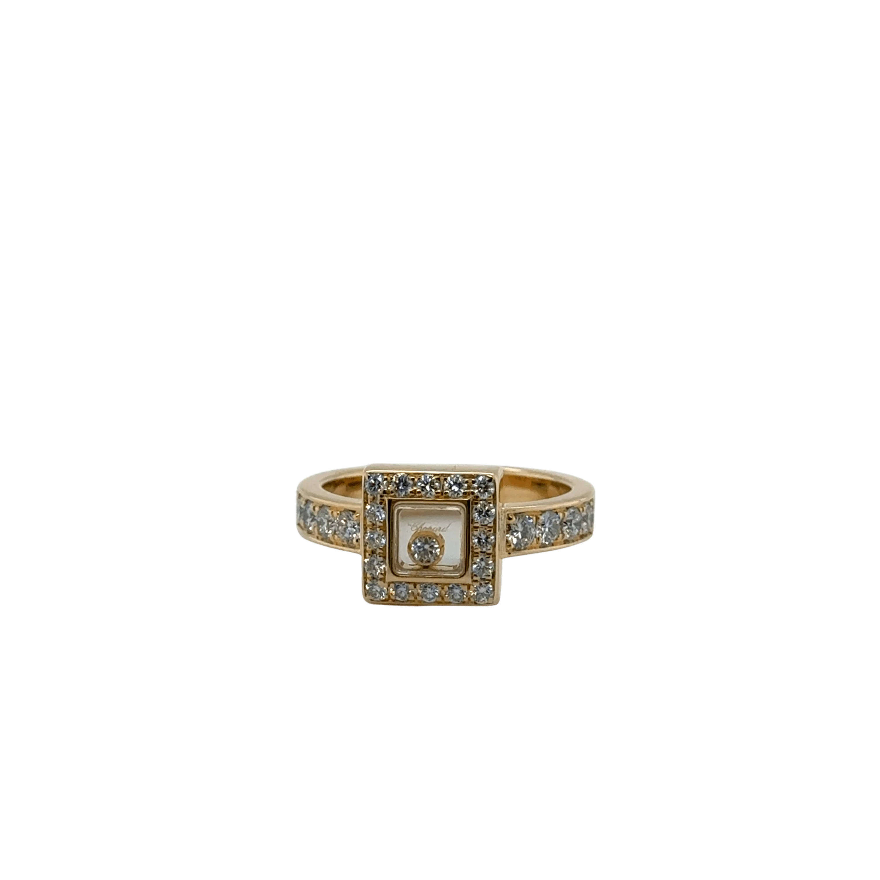 Chopard - Yellow gold ring Happy Diamonds  - Image 11