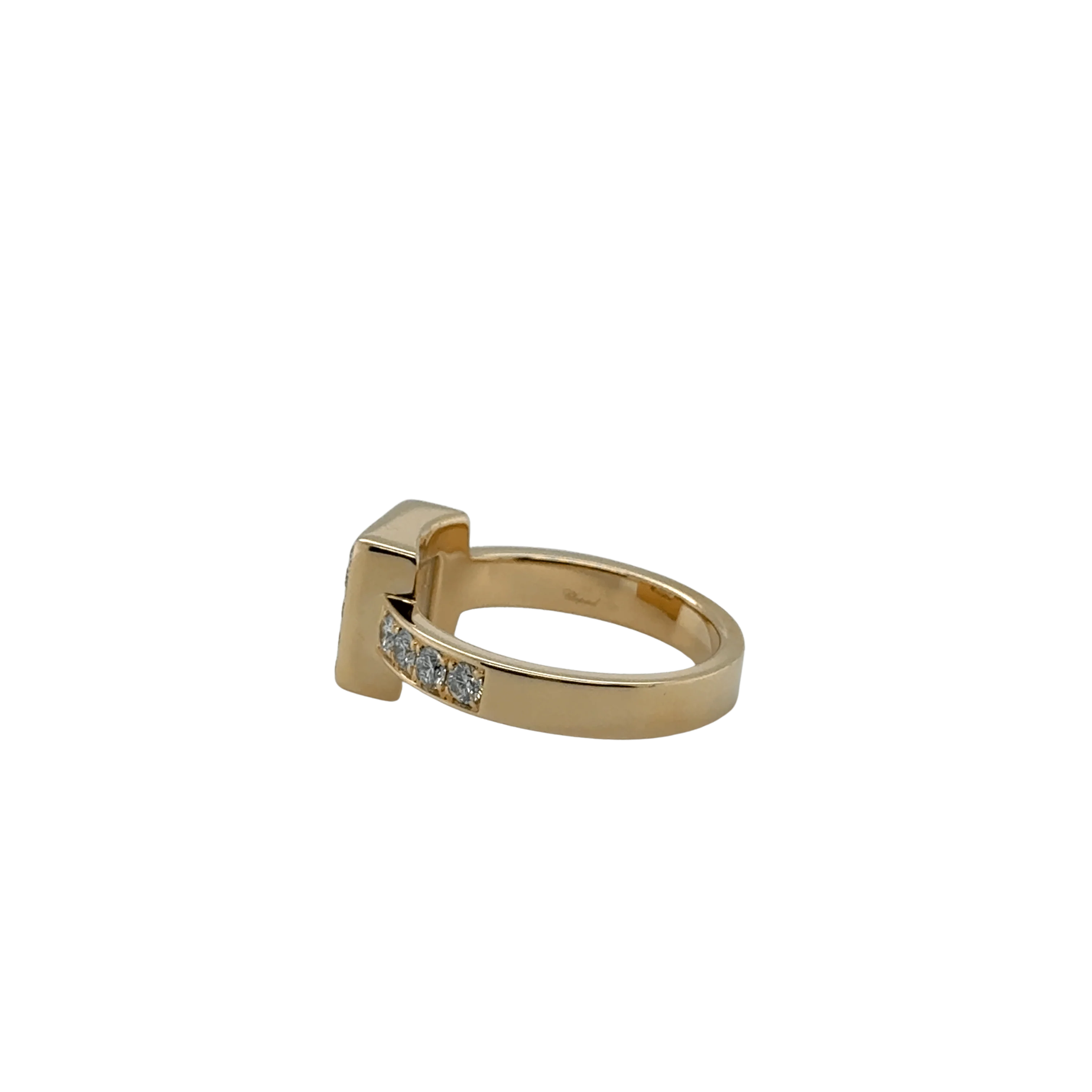 Chopard - Yellow gold ring Happy Diamonds  - Image 7