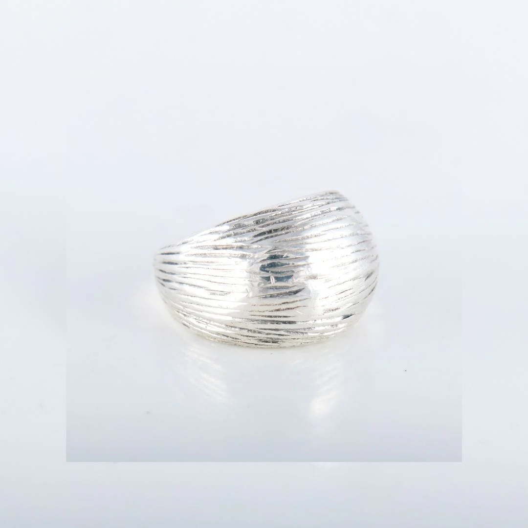 Ring silver Dome - Image 7