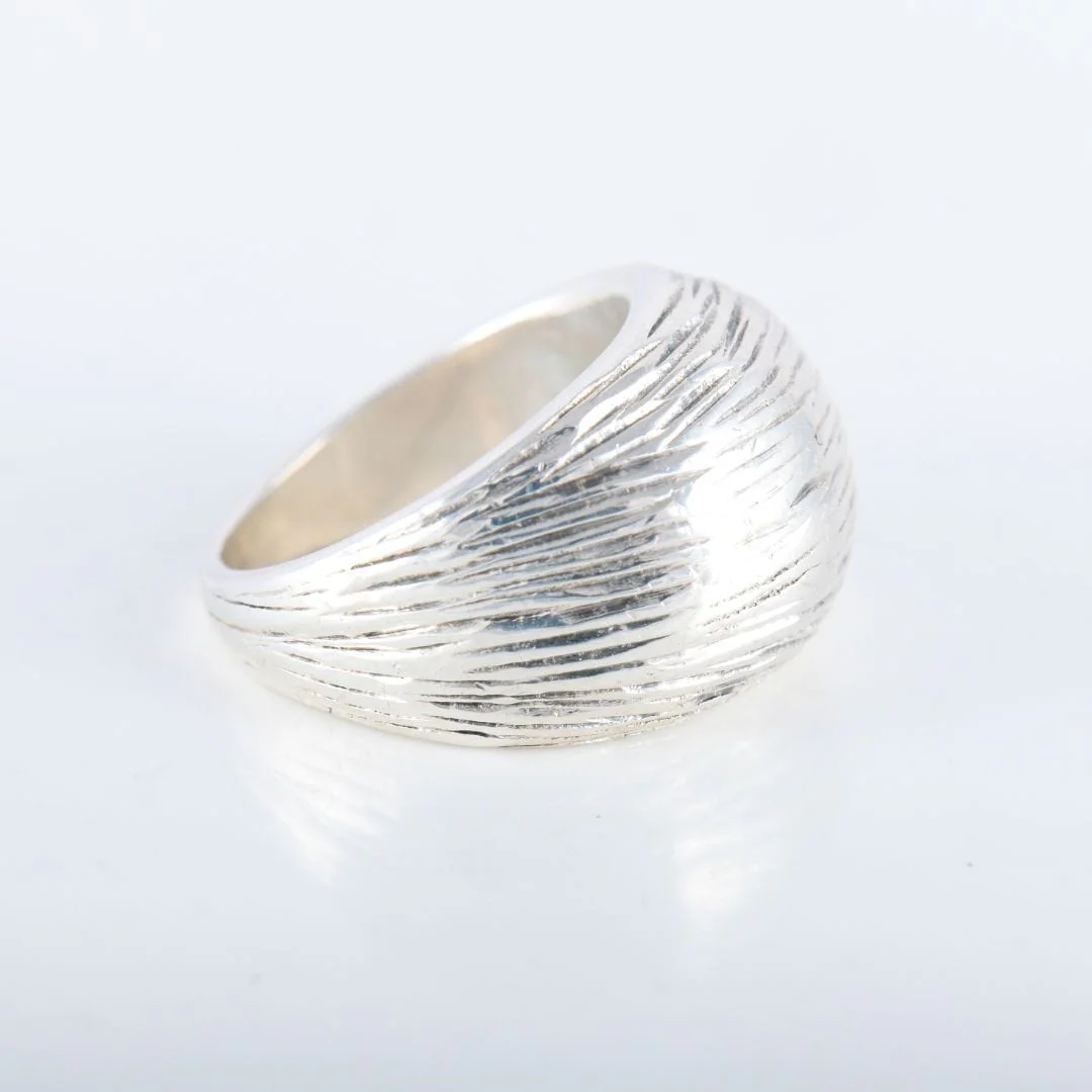 Ring silver Dome - Image 9