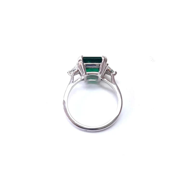 Emerald and diamond ring - Image 6