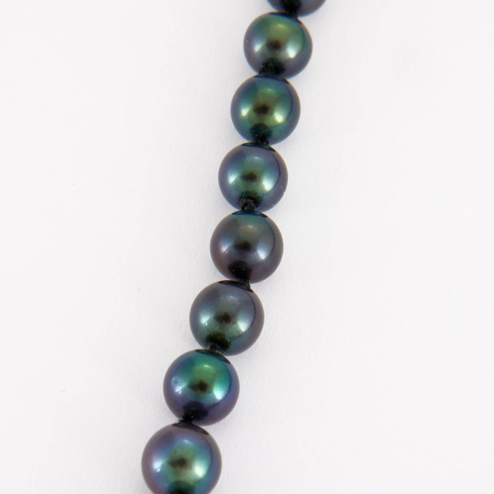 Gray pearl necklace - Image 4