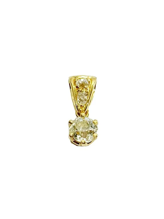 Gold And Diamond Pendant