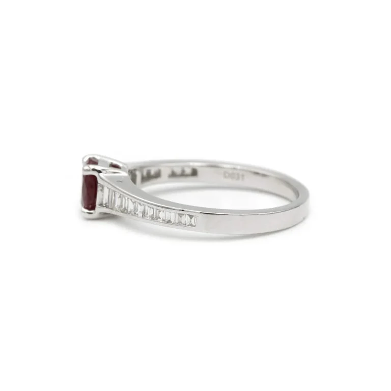 Gold, Diamond & Ruby Ring - Image 2