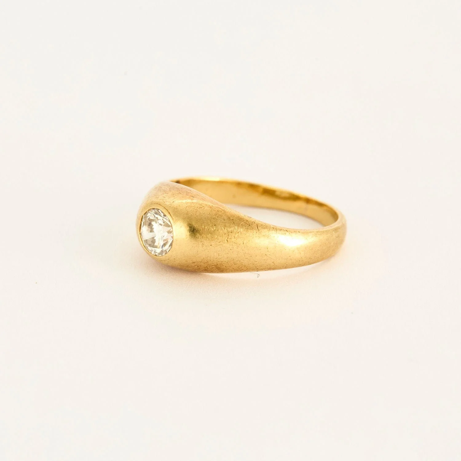 Yellow gold diamond ring - Image 2