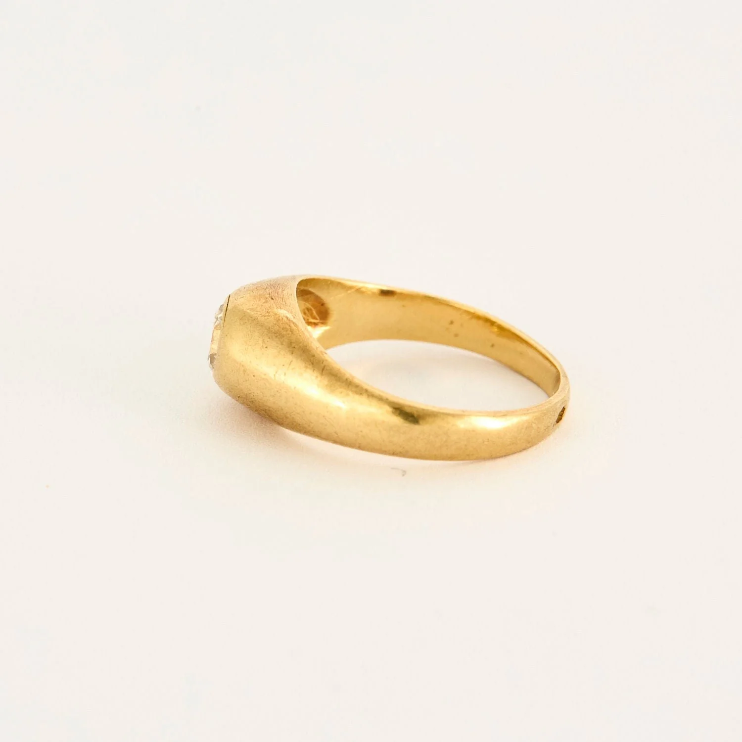 Yellow gold diamond ring - Image 6