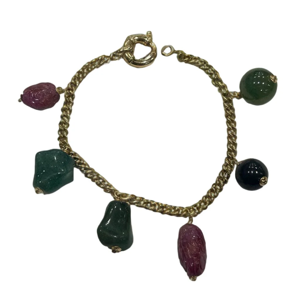 Yellow gold bracelet The 6 Precious