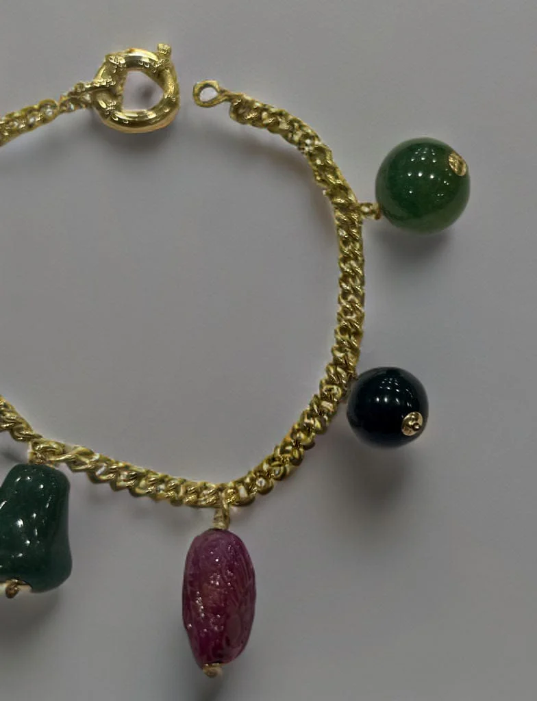 Yellow gold bracelet The 6 Precious - Image 3