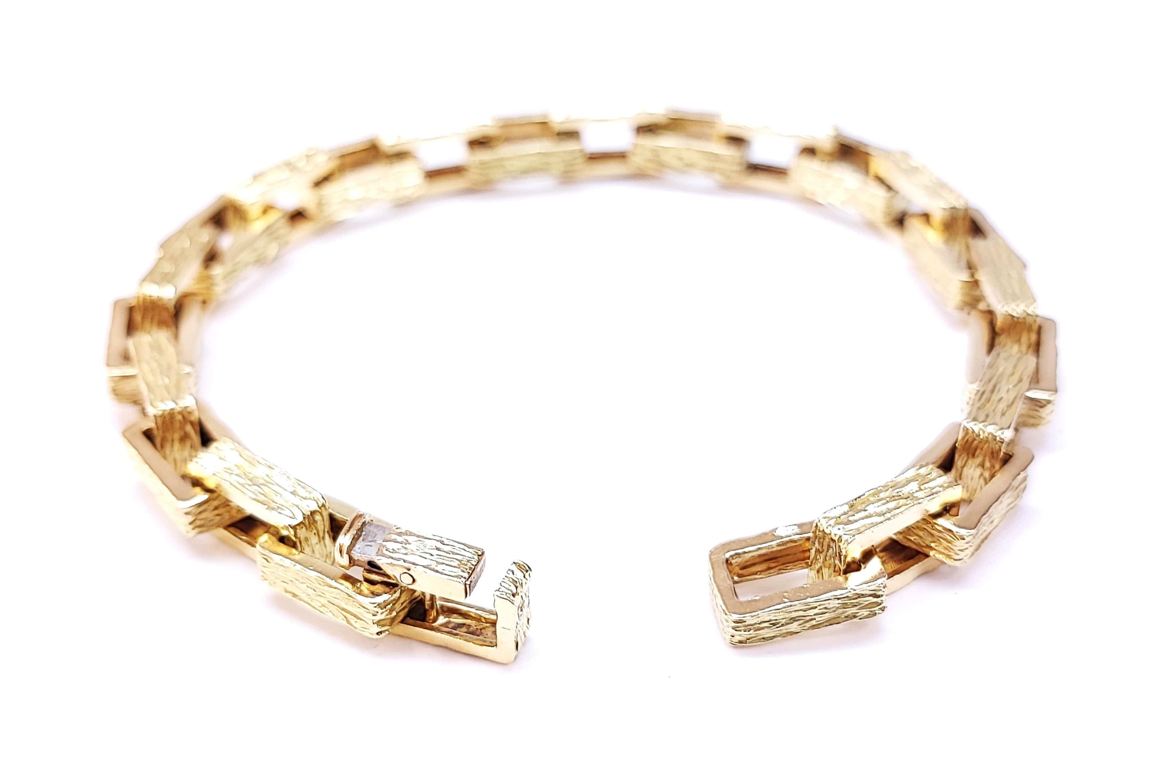 Vintage solid gold bracelet - Image 3