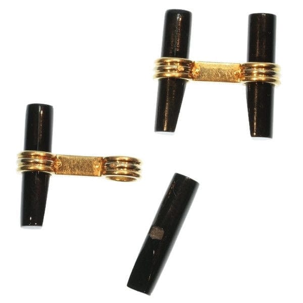 Cufflinks in gold Onyx Van Cleef & Arpels  - Image 4