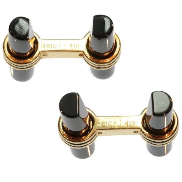Cufflinks in gold Onyx Van Cleef & Arpels  - Image 7