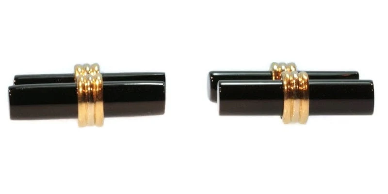 Cufflinks in gold Onyx Van Cleef & Arpels  - Image 8