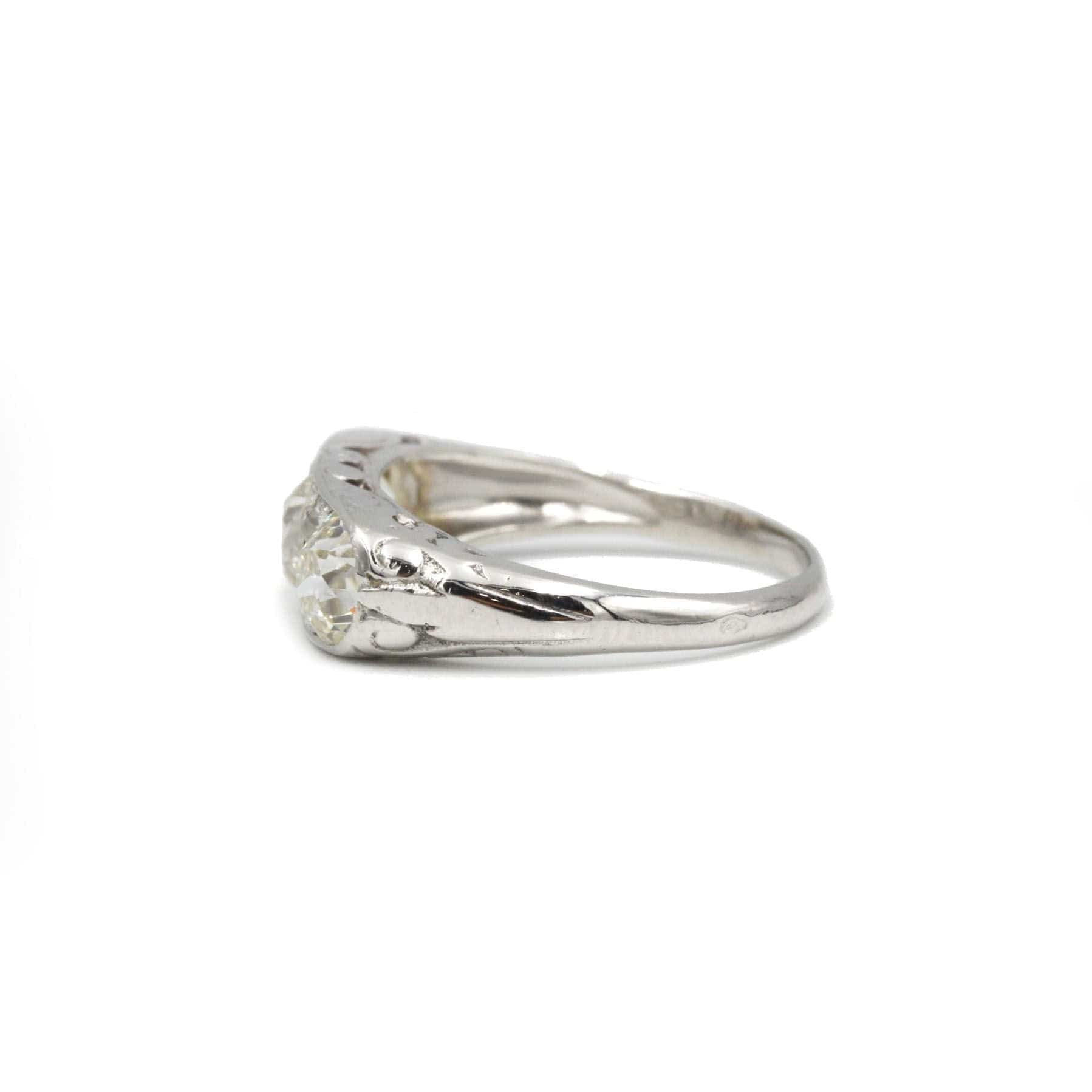 Art Nouveau Gold & Diamond Ring - Image 3