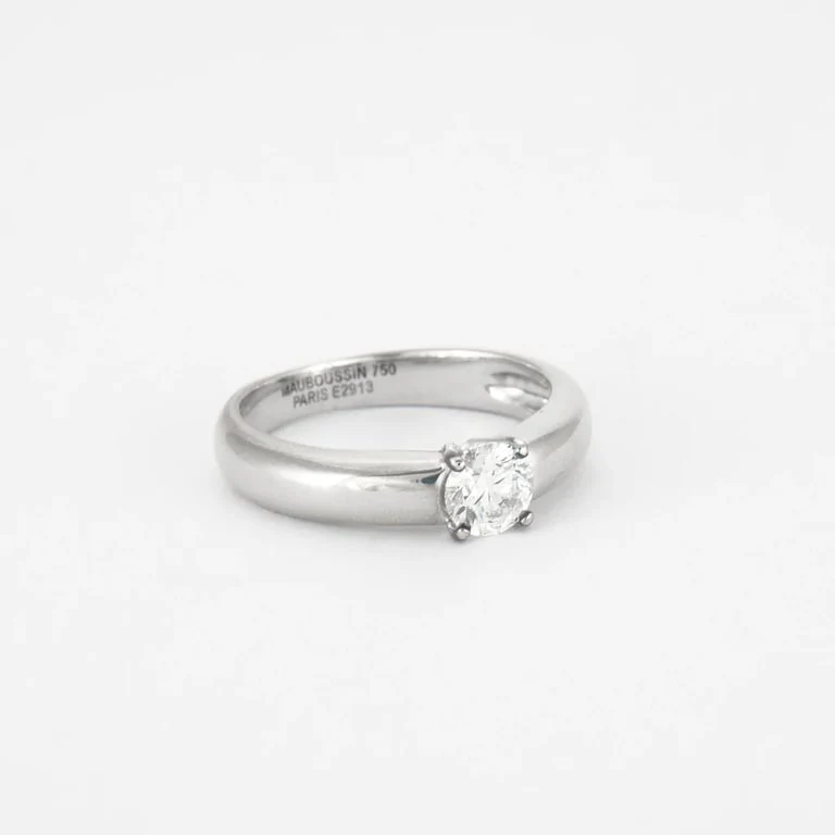 MAUBOUSSIN - 0.56ct Diamond Solitaire Ring - Image 4