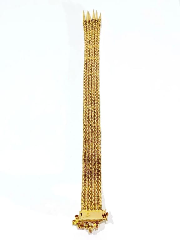 Yellow gold and ruby bracelet - Image 11