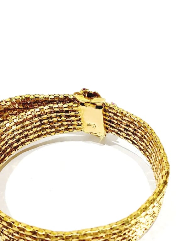 Yellow gold and ruby bracelet - Image 15