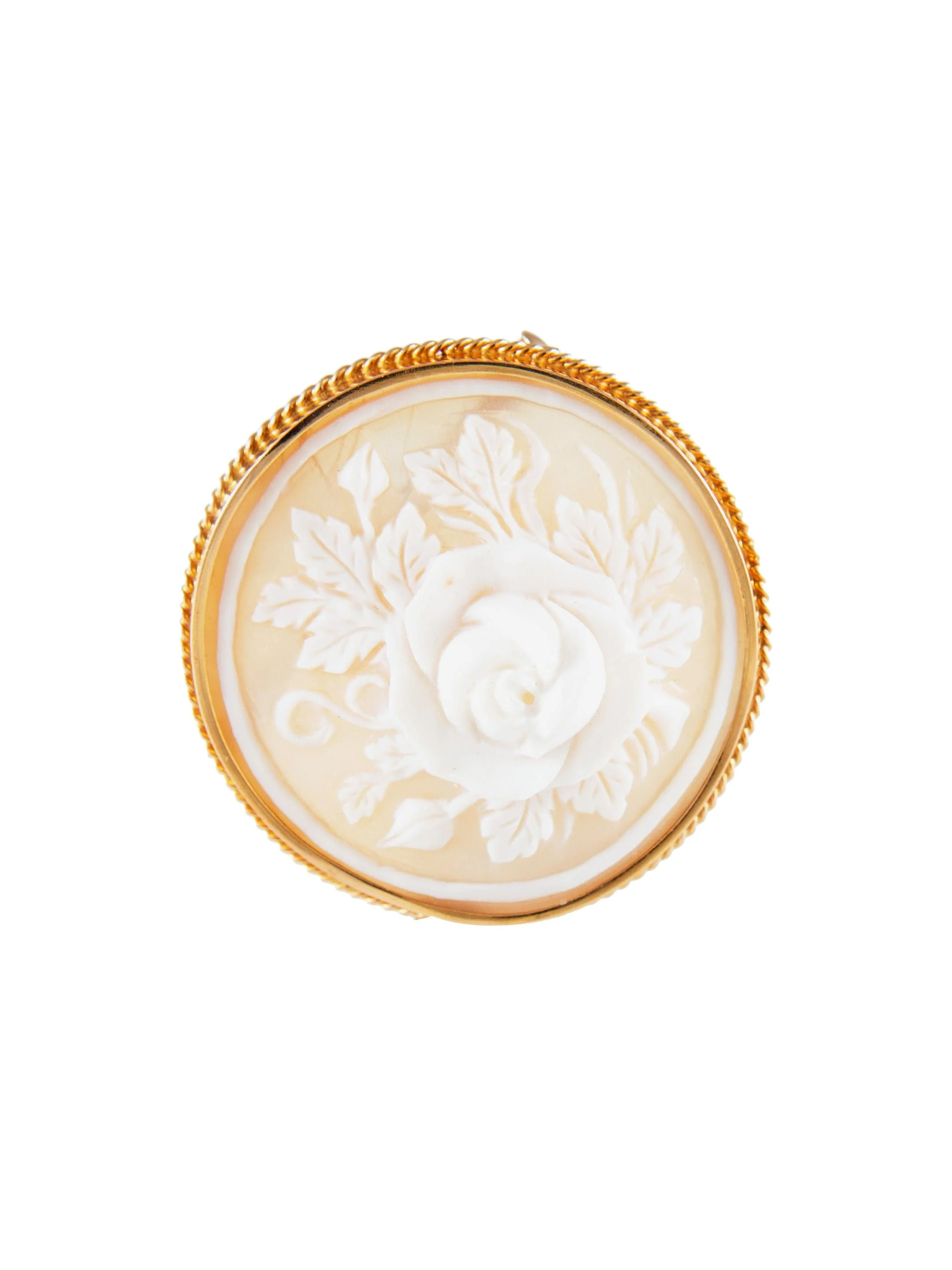 Pin cameo on Gold
