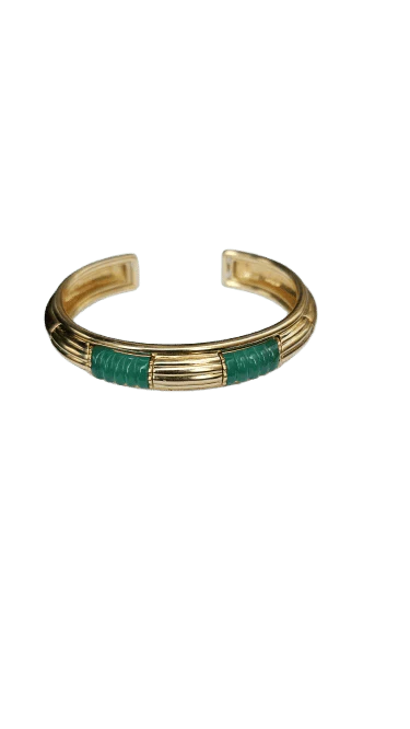 Boucheron - Rigid yellow gold lapis lazuli bracelet