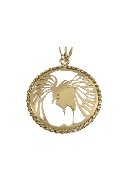 Rose Gold Phoenix Pendant