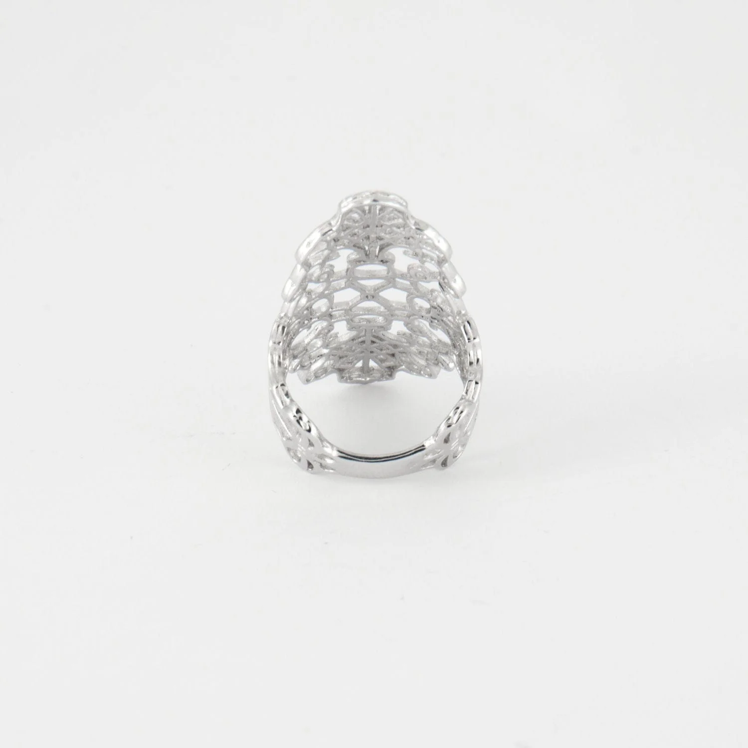 White gold lace ring - Image 4